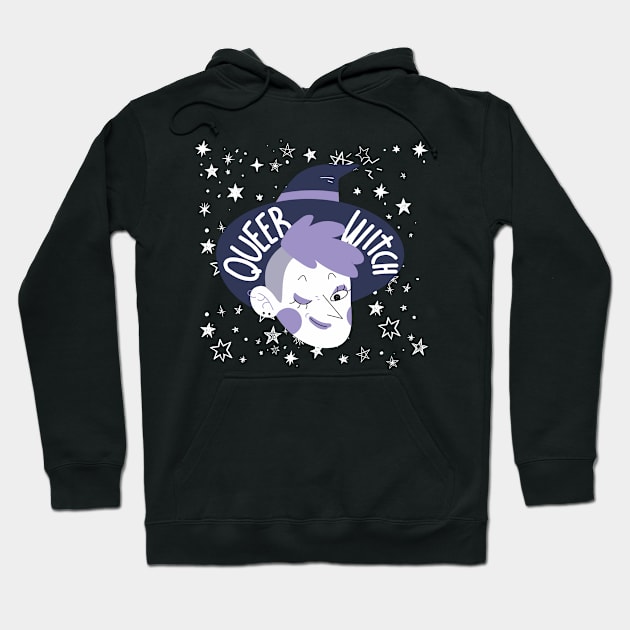 Queer Witch Tshirt Hoodie by The Astral Boutique